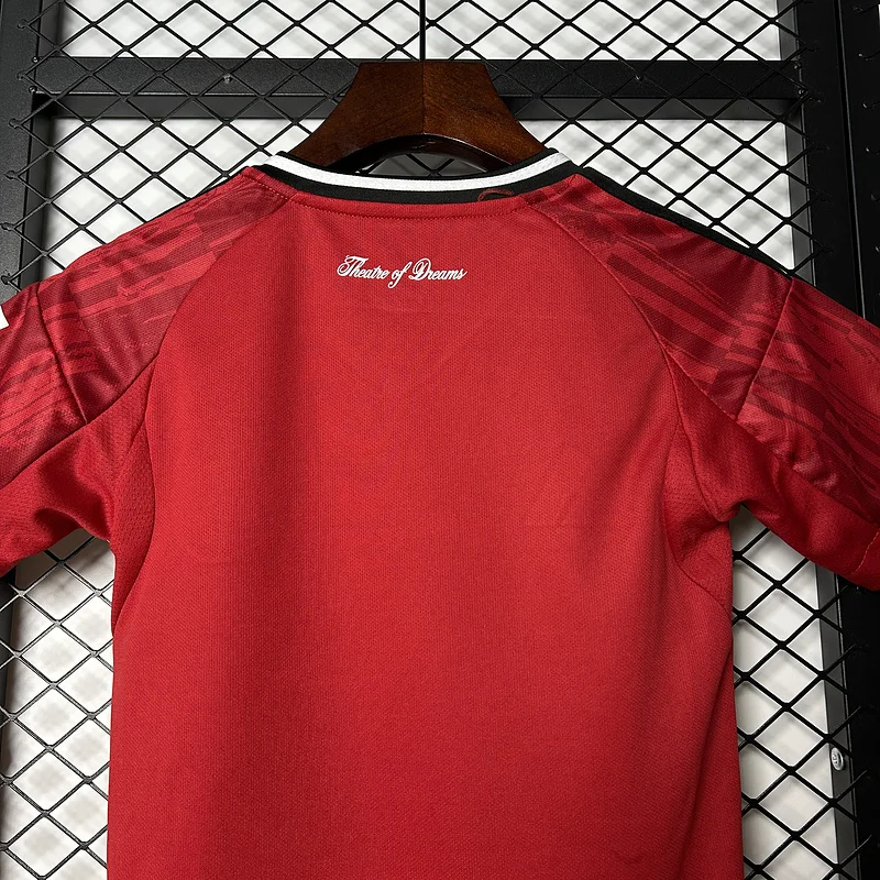 25-26 Manchester United Home Kids Kit