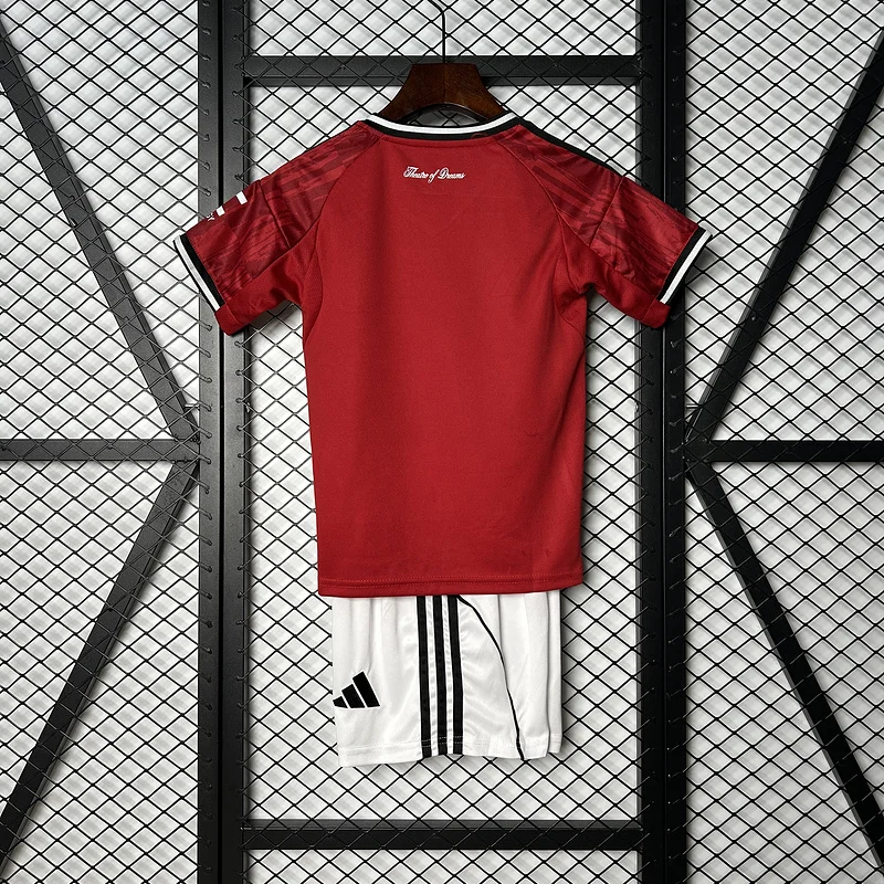 25-26 Manchester United Home Kids Kit
