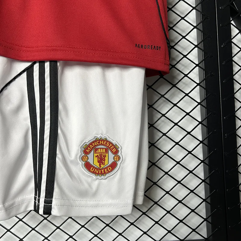 25-26 Manchester United Home Kids Kit