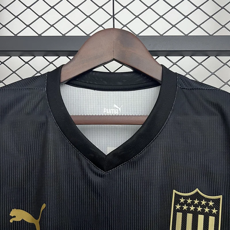 25-26 Peñarol Black Soccer Jersey