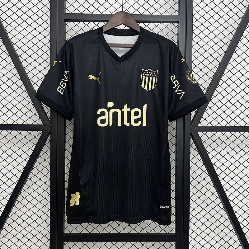 25-26 Peñarol Black Soccer Jersey