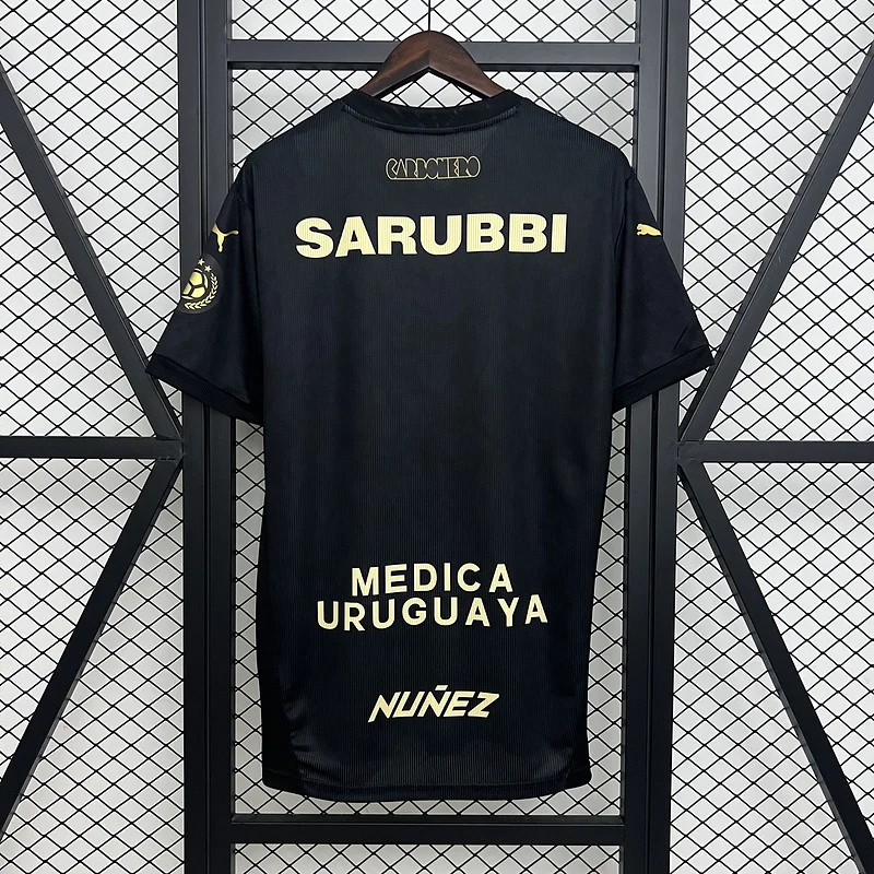 25-26 Peñarol Black Soccer Jersey