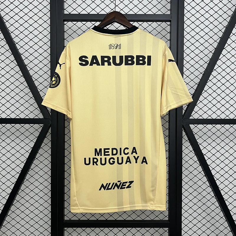 25-26 Peñarol Yellow Soccer Jersey
