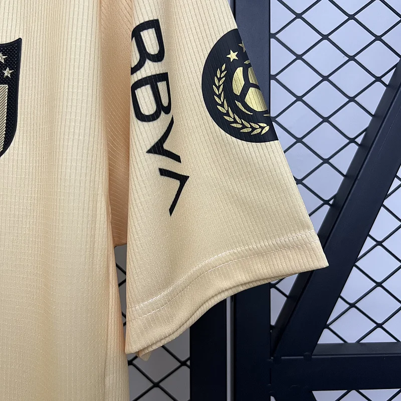 25-26 Peñarol Yellow Soccer Jersey