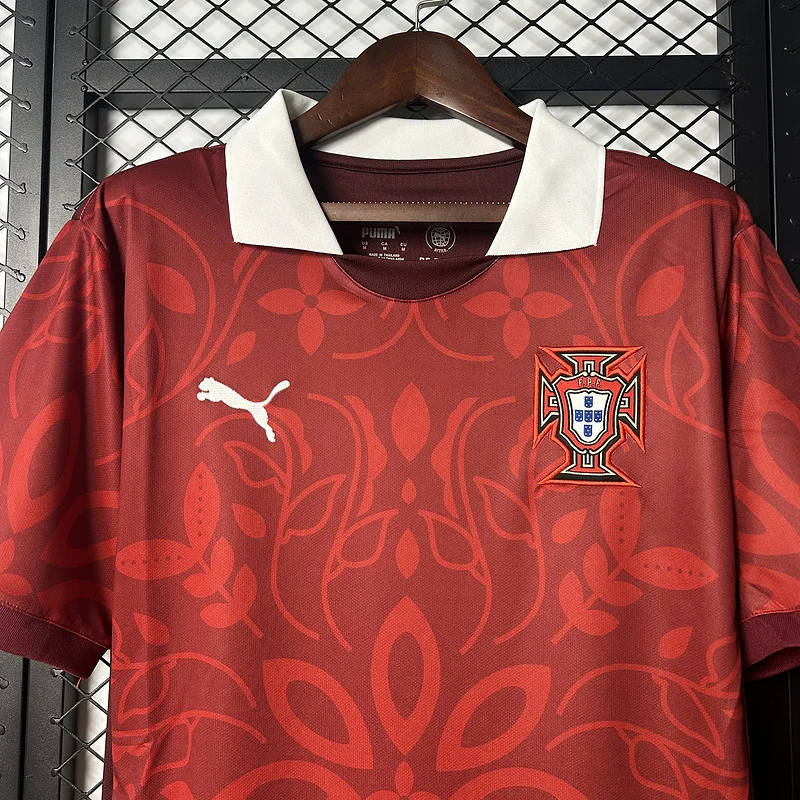 2025 Portugal Red Training Soccer Jersey