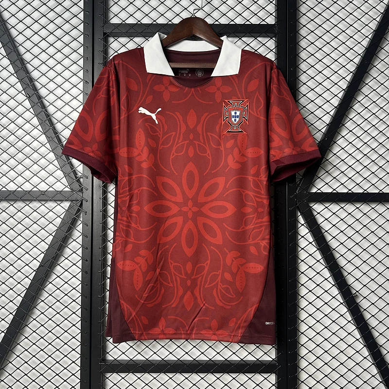 2025 Portugal Red Training Soccer Jersey