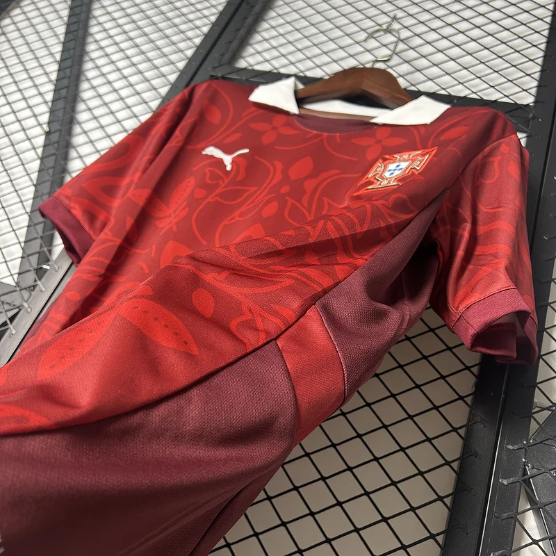 2025 Portugal Red Training Soccer Jersey