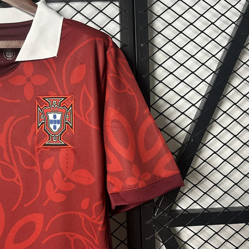 2025 Portugal Red Training Soccer Jersey