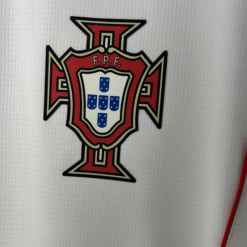 2025 Portugal White Training Soccer Jersey 