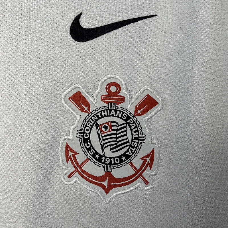 25-26 Corinthians Home Soccer Jersey