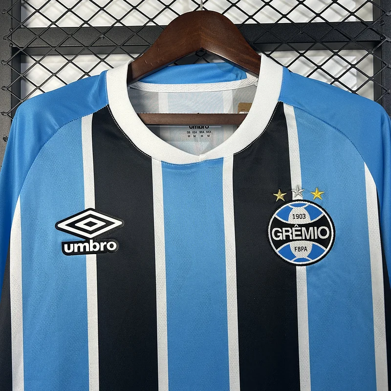 25-26 Gremio Long sleeve Home Soccer Jersey