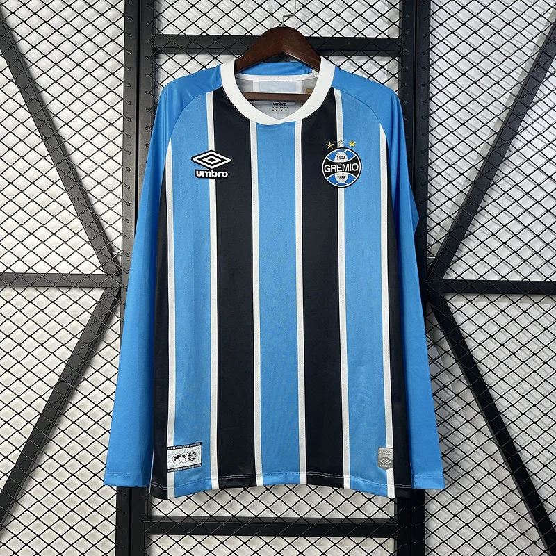 25-26 Gremio Long sleeve Home Soccer Jersey