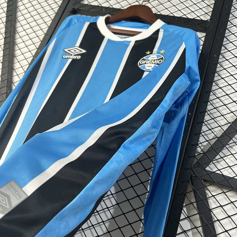 25-26 Gremio Long sleeve Home Soccer Jersey
