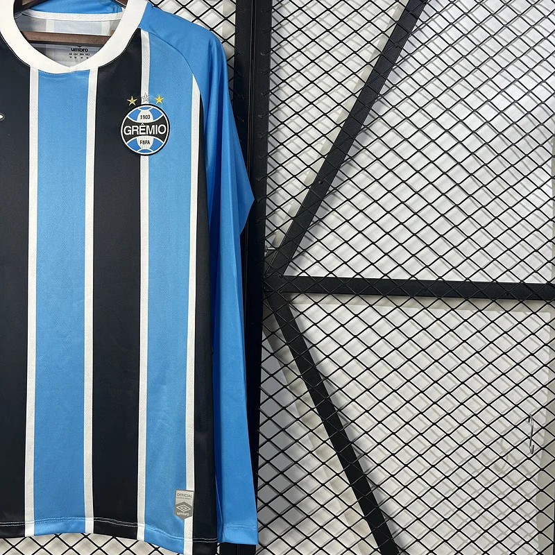 25-26 Gremio Long sleeve Home Soccer Jersey