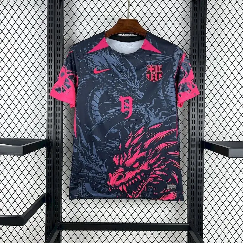 25-26 Barcelona dark blue and pink Dragon special Jersey