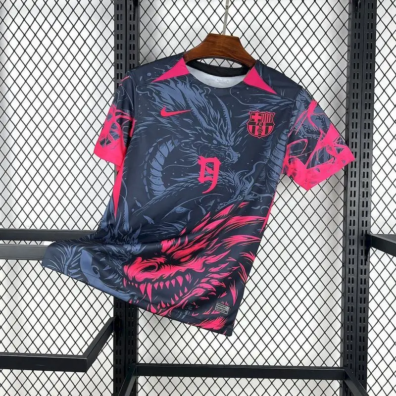 25-26 Barcelona dark blue and pink Dragon special Jersey