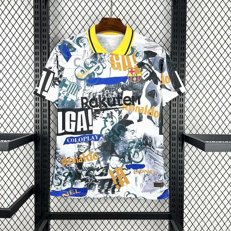 25-26 Barcelona Glory Graffiti Board Soccer Jersey