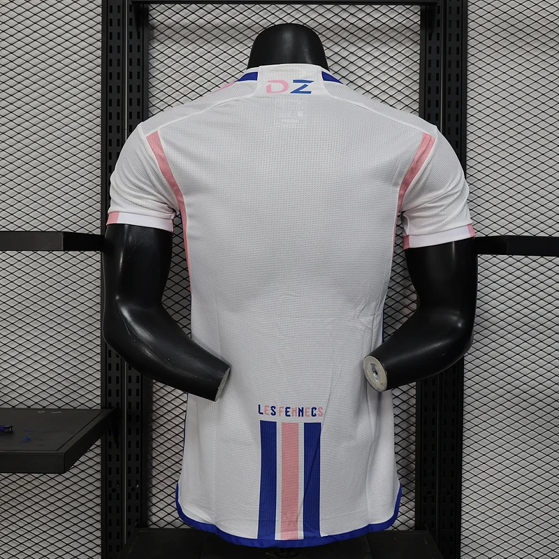 2025 Algeria Special Version White Pink Player Version Jersey