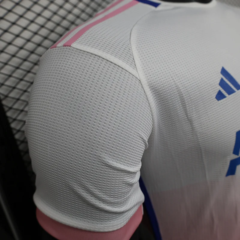 2025 Algeria Special Version White Pink Player Version Jersey 
