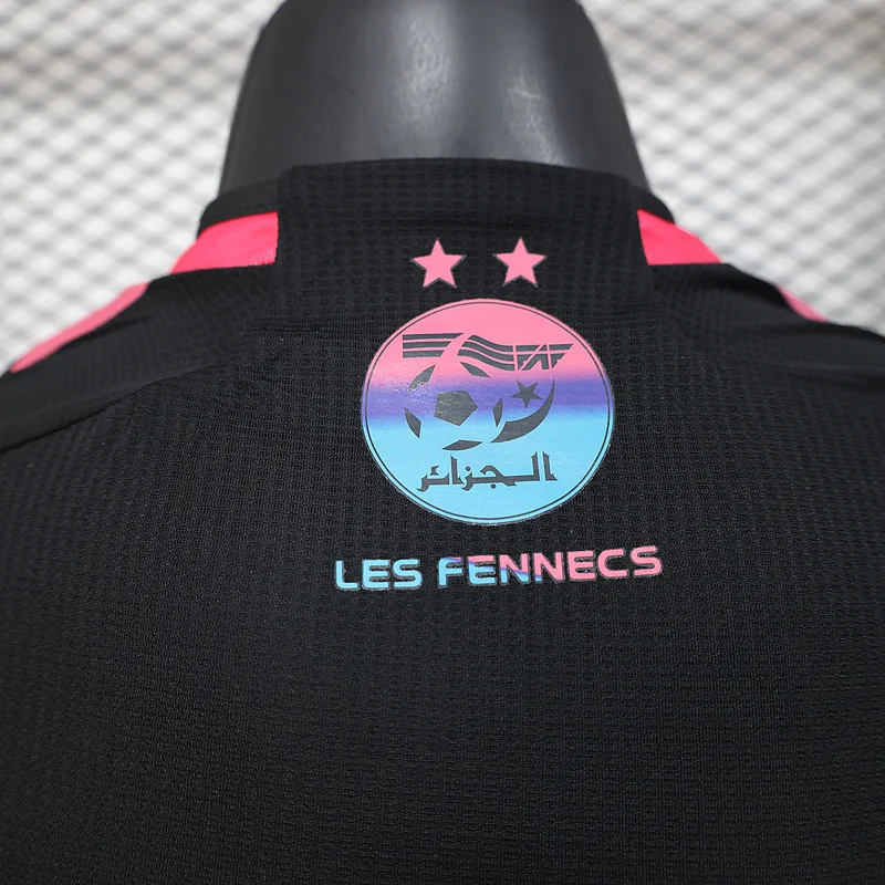 2025 Algeria Special Version Black Pink Player Version jersey