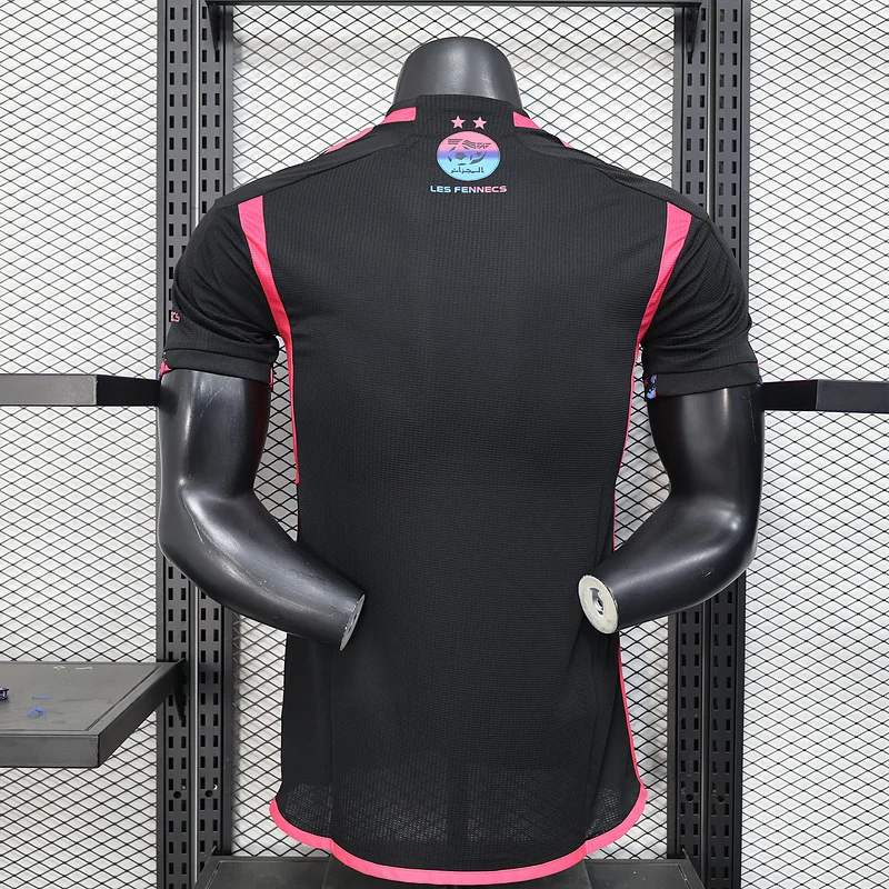 2025 Algeria Special Version Black Pink Player Version jersey