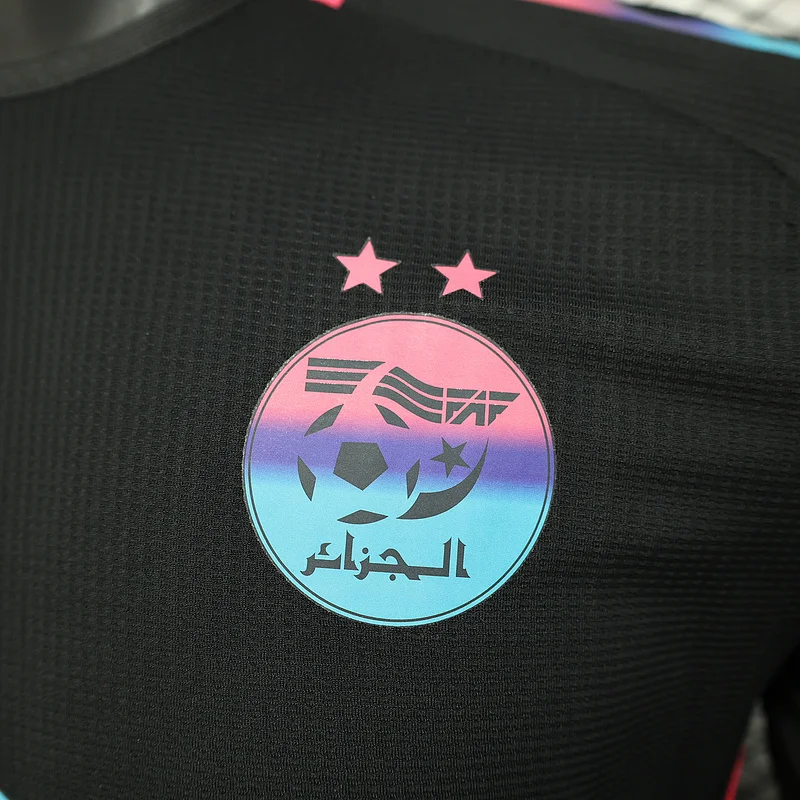 2025 Algeria Special Version Black Pink Player Version jersey