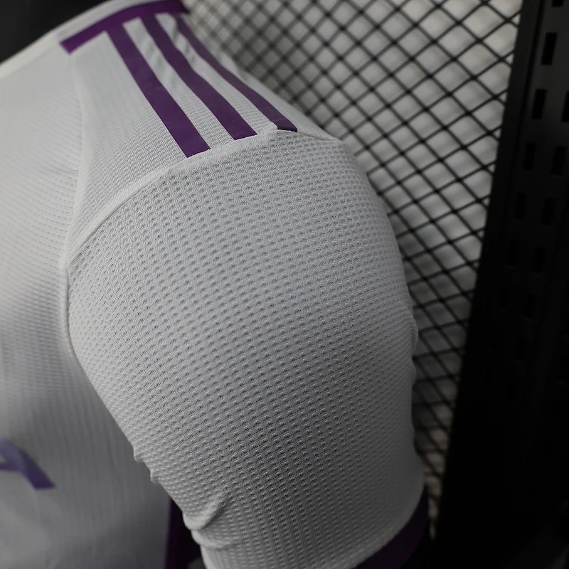 2025 Algeria Special Version White Purple Player Version Jersey
