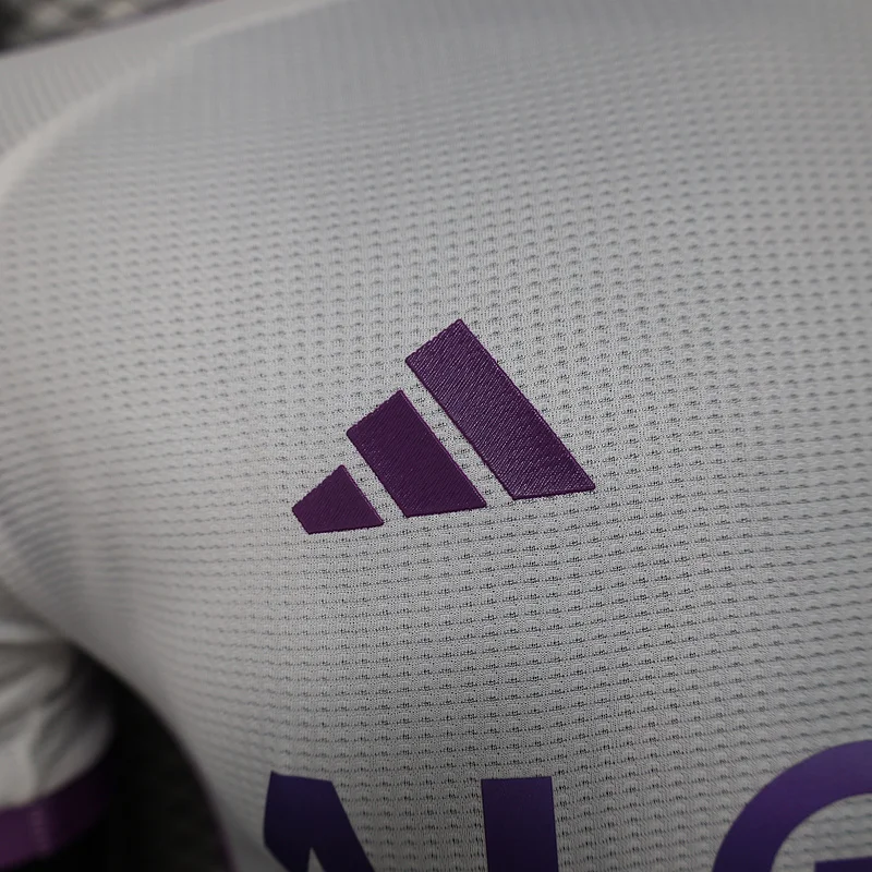 2025 Algeria Special Version White Purple Player Version Jersey