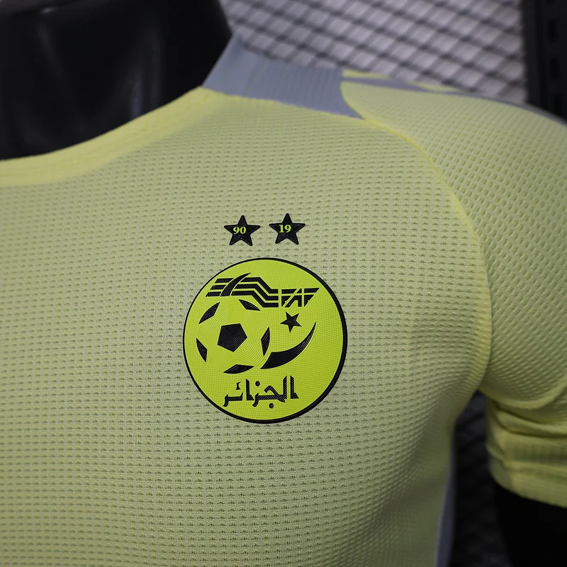 2025 Algeria Special Version Yellow Player Version Jersey