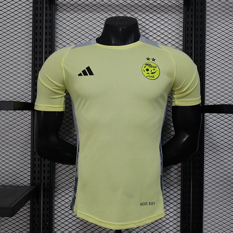 2025 Algeria Special Version Yellow Player Version Jersey