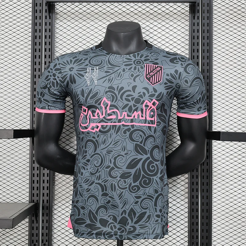 25-26 Palestino Deportivo Special Version Grey Pink Player version Jersey