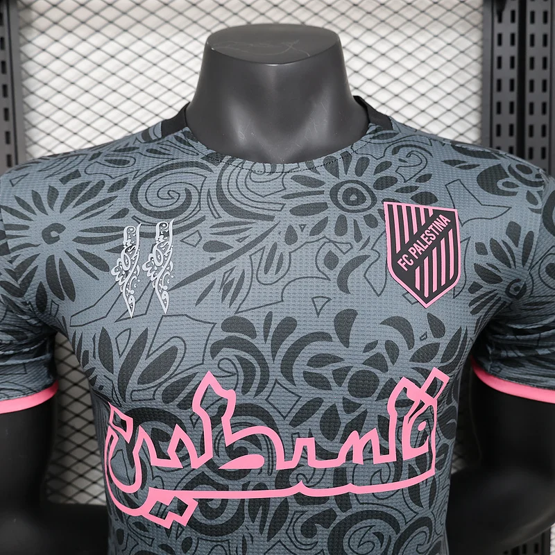 25-26 Palestino Deportivo Special Version Grey Pink Player version Jersey