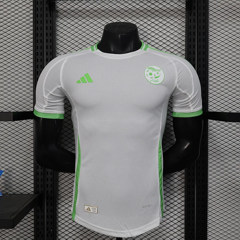 25-26 Algeria White Player Soccer Jersey