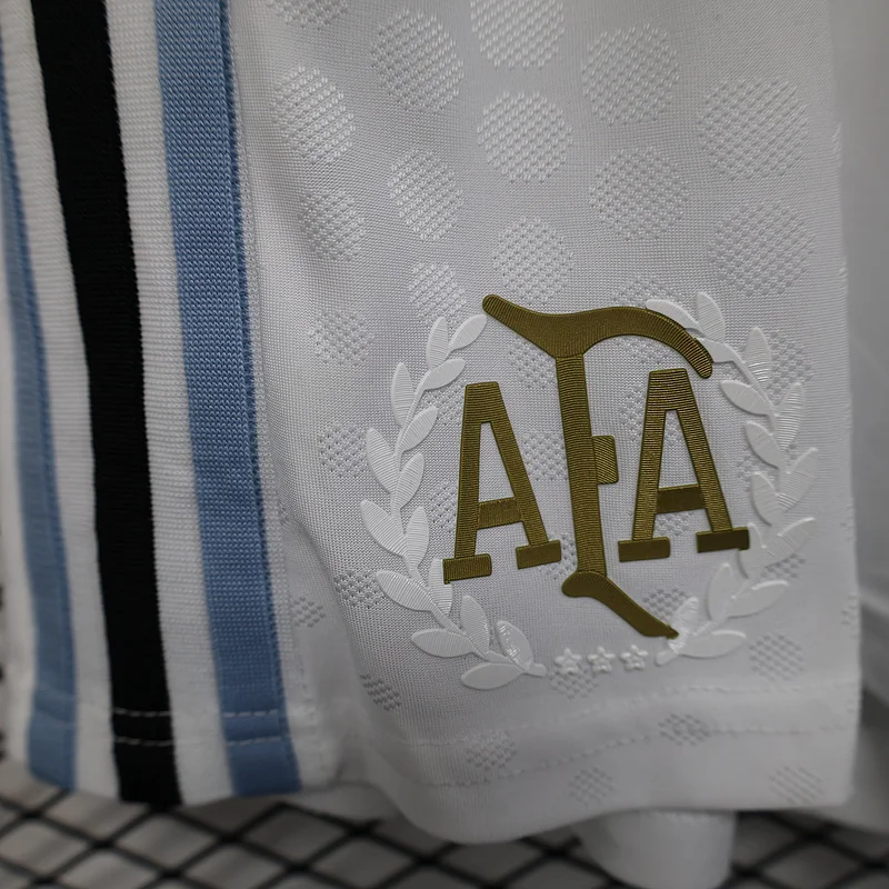 2025 Argentina White Player Shorts