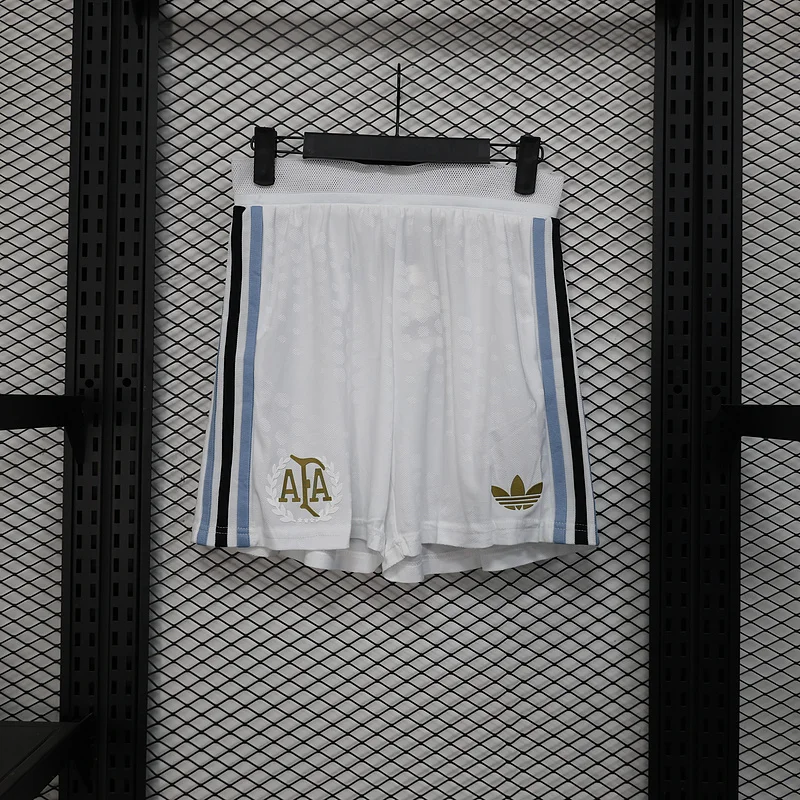 2025 Argentina White Player Shorts