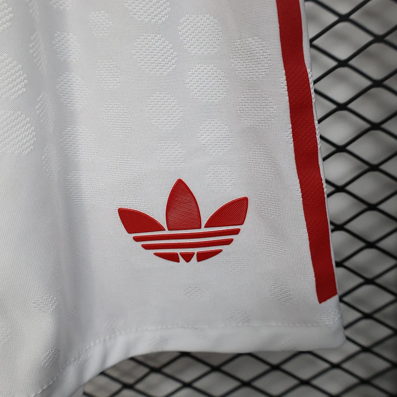 25-26 Ajax 125th White Player shorts