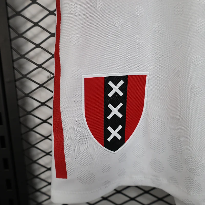 25-26 Ajax 125th White Player shorts