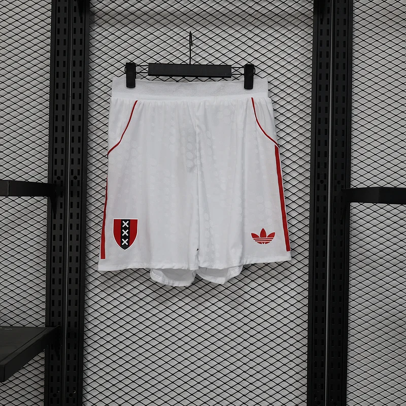 25-26 Ajax 125th White Player shorts