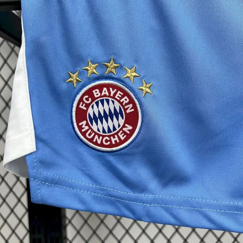 25-26 Bayern Munich Blue Goalkeeper Kids Kit