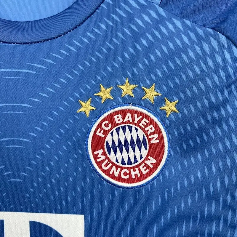 25-26 Bayern Munich Blue Goalkeeper Kids Kit