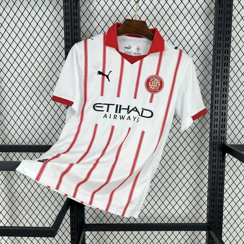 25-26 Girona Home Soccer Jersey