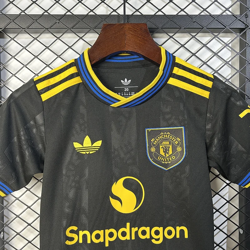 25-26 Manchester United Third Away kid kit