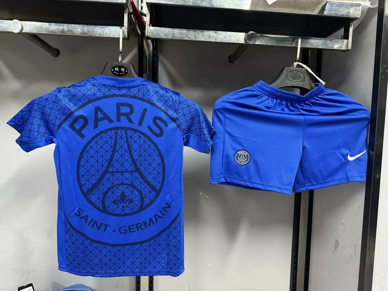 25-26 PSG Blue training kid kit