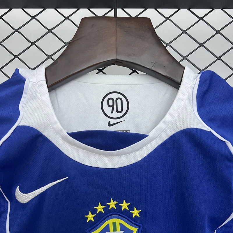 2004 Brazil away retro kid kit