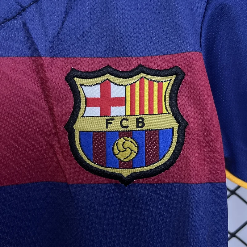 15-16 Barcelona home retro kid kit