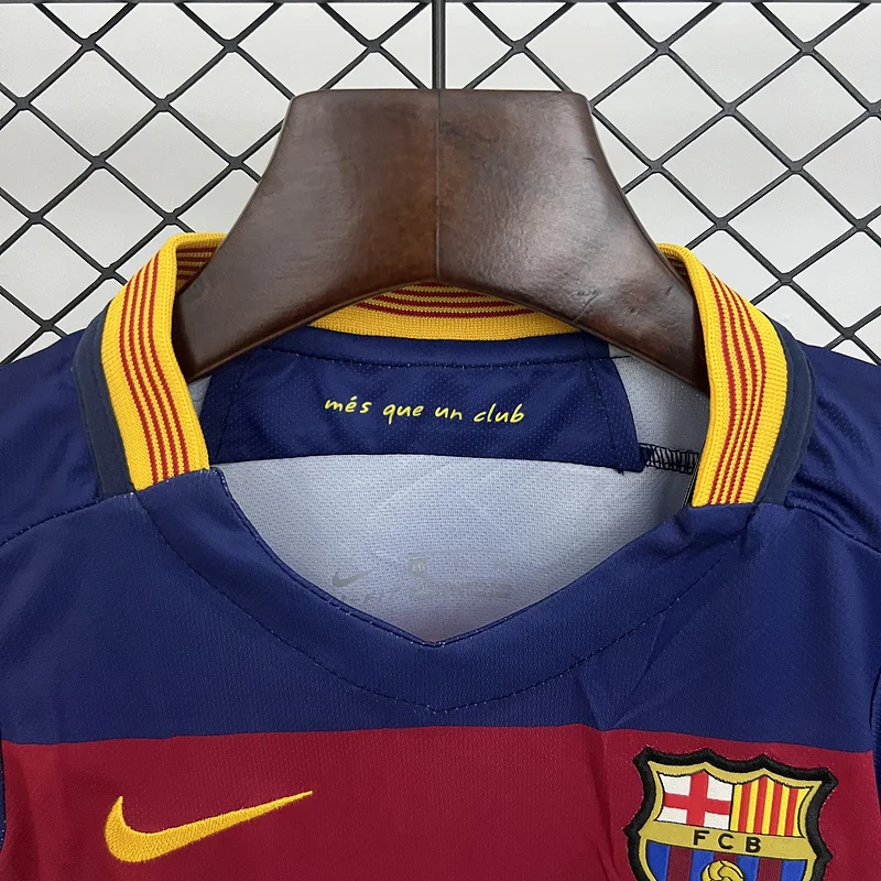 15-16 Barcelona home retro kid kit